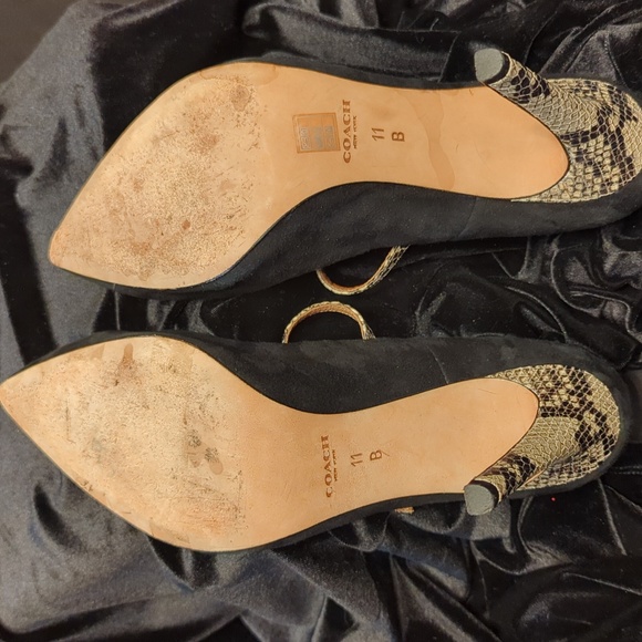 Fulton T-strap Heels from Coach - Picture 3 of 5